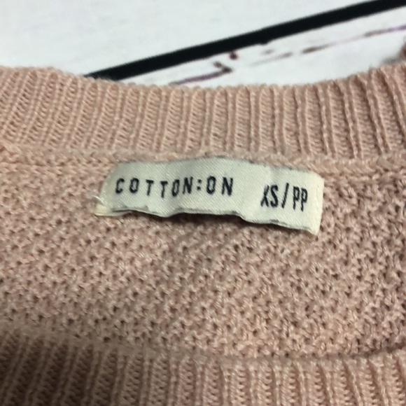 🤍 NWOT Cotton On Blush Knit Sweater - Picture 2 of 2